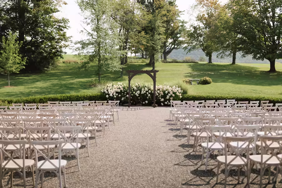Intimate celebration with family and friends